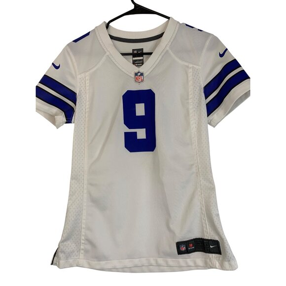 Retro Nike NFL Dallas Cowboys Tony Romo #9 Women's Jersey White Size S - Picture 6 of 7